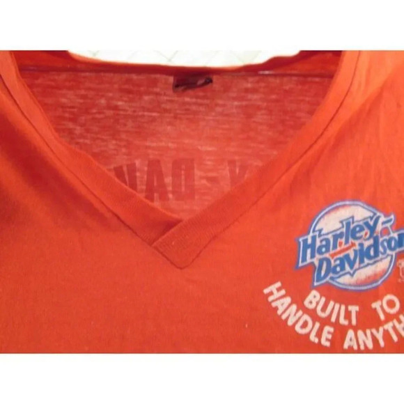 Harley Davidson T-Shirt 1987 Reno Nevada Womens  Large Vintage - Picture 8 of 10